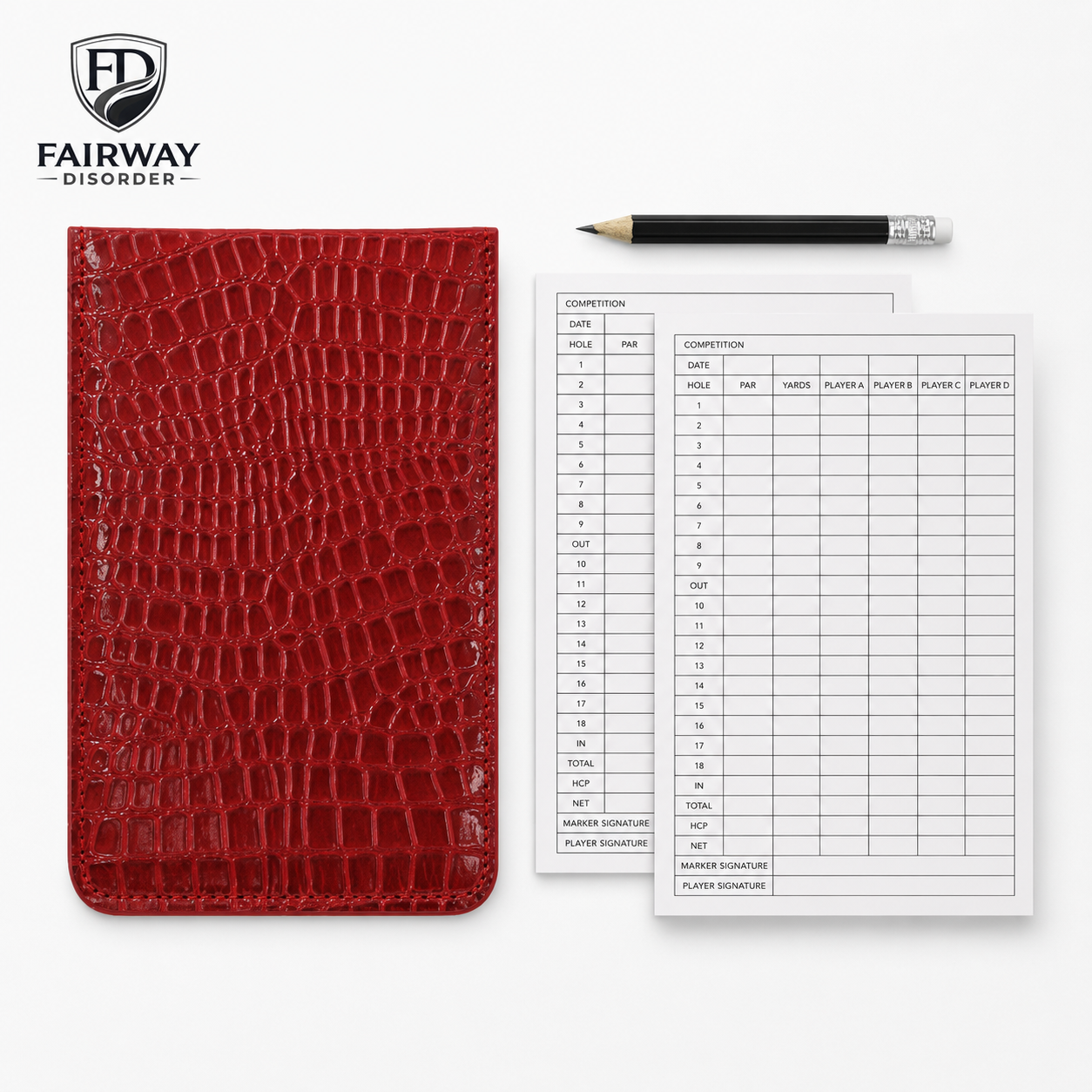Fairway Disorder Premium Scorecard Holder